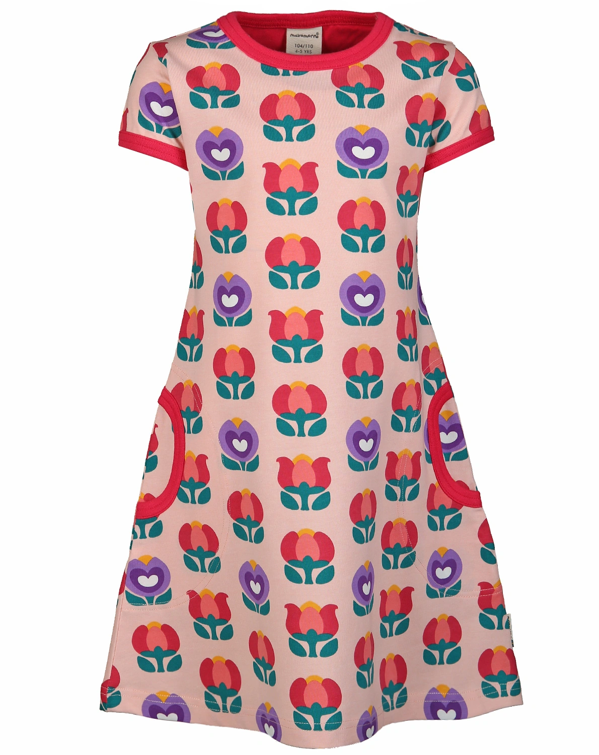 Kurzarmkleid PICNIC TULIP in rosa