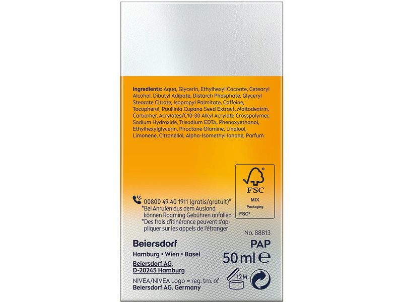 NIVEA MEN Gesichtscrème Active Energy 50 ml Reichhaltige, pflegende Gesichtscreme für Männer