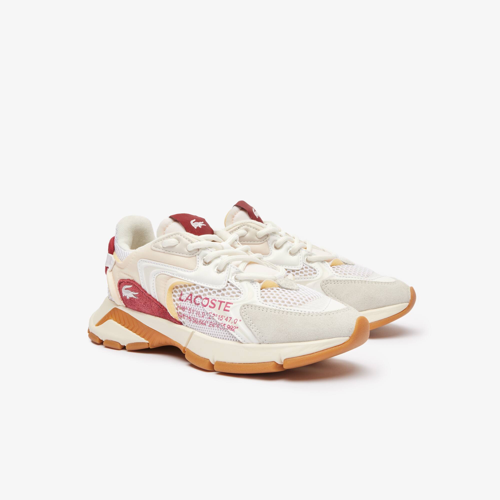 Damen Sneakers L003 NEO mit Kontrastakzenten Sneakers - Weiss - Lacoste - Damen