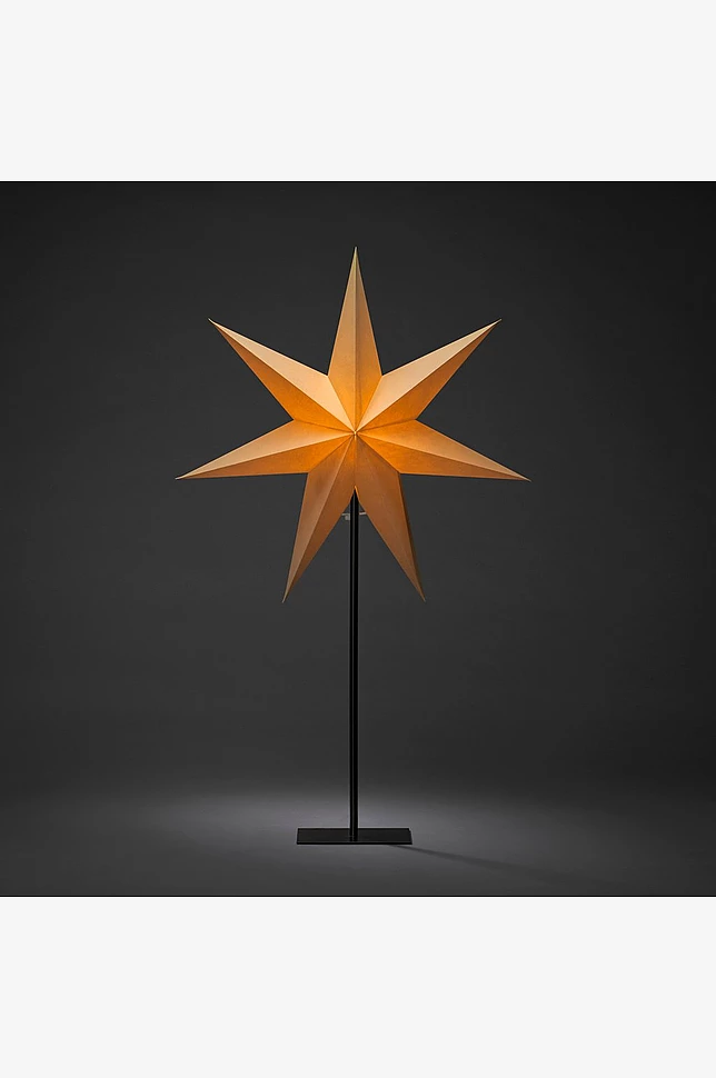 Papirstjerne metallfot høyde 80 cm