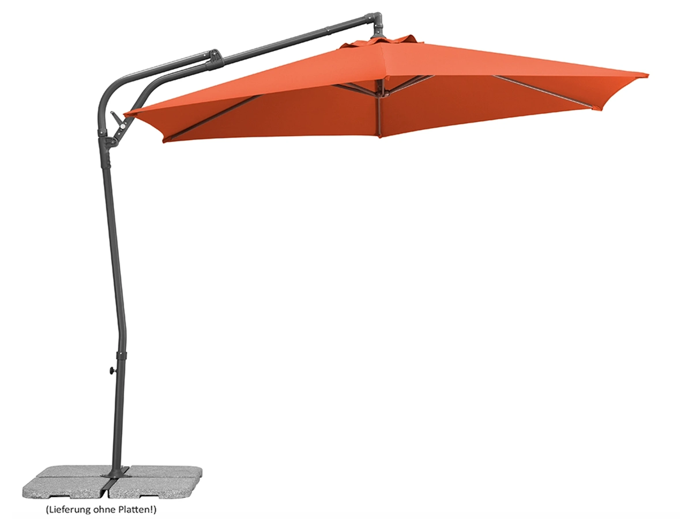 Schneider Ampelschirm Genua Terracotta Ø 300 cm
