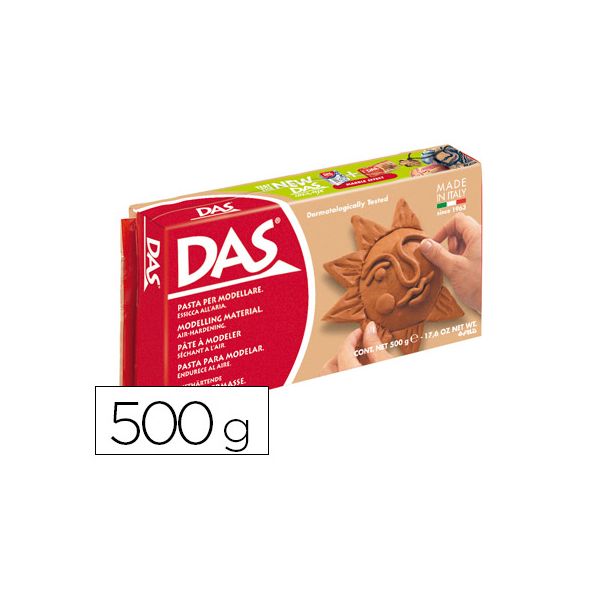DAS Pasta de Modelar TS500 Terracota 500g