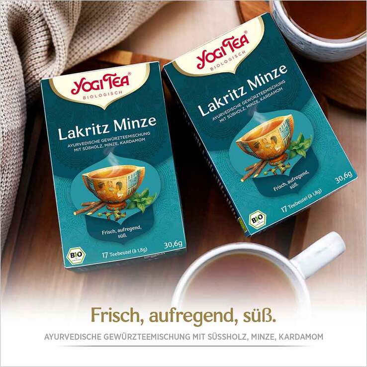 Yogi Tea Lakritz Minze Bio, 17X1.8 g