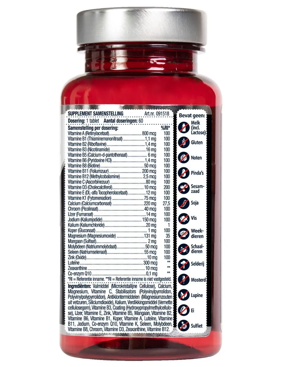 Multi A-Z 50+ tabletten