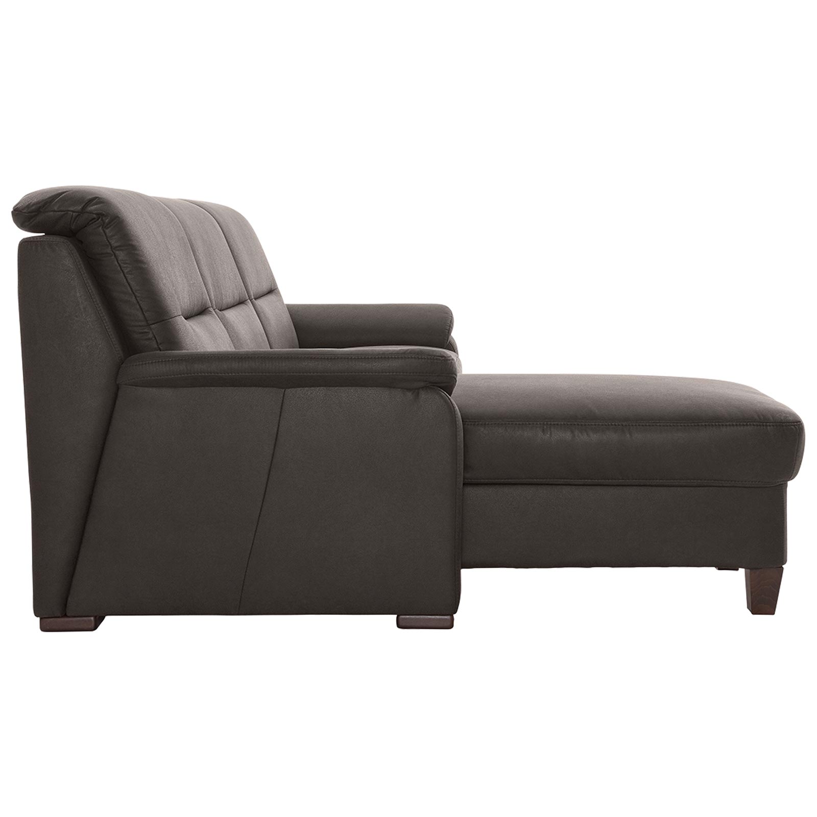 polsterpower Ecksofa - Saddle anthrazit - Basismodell - Recamiere links