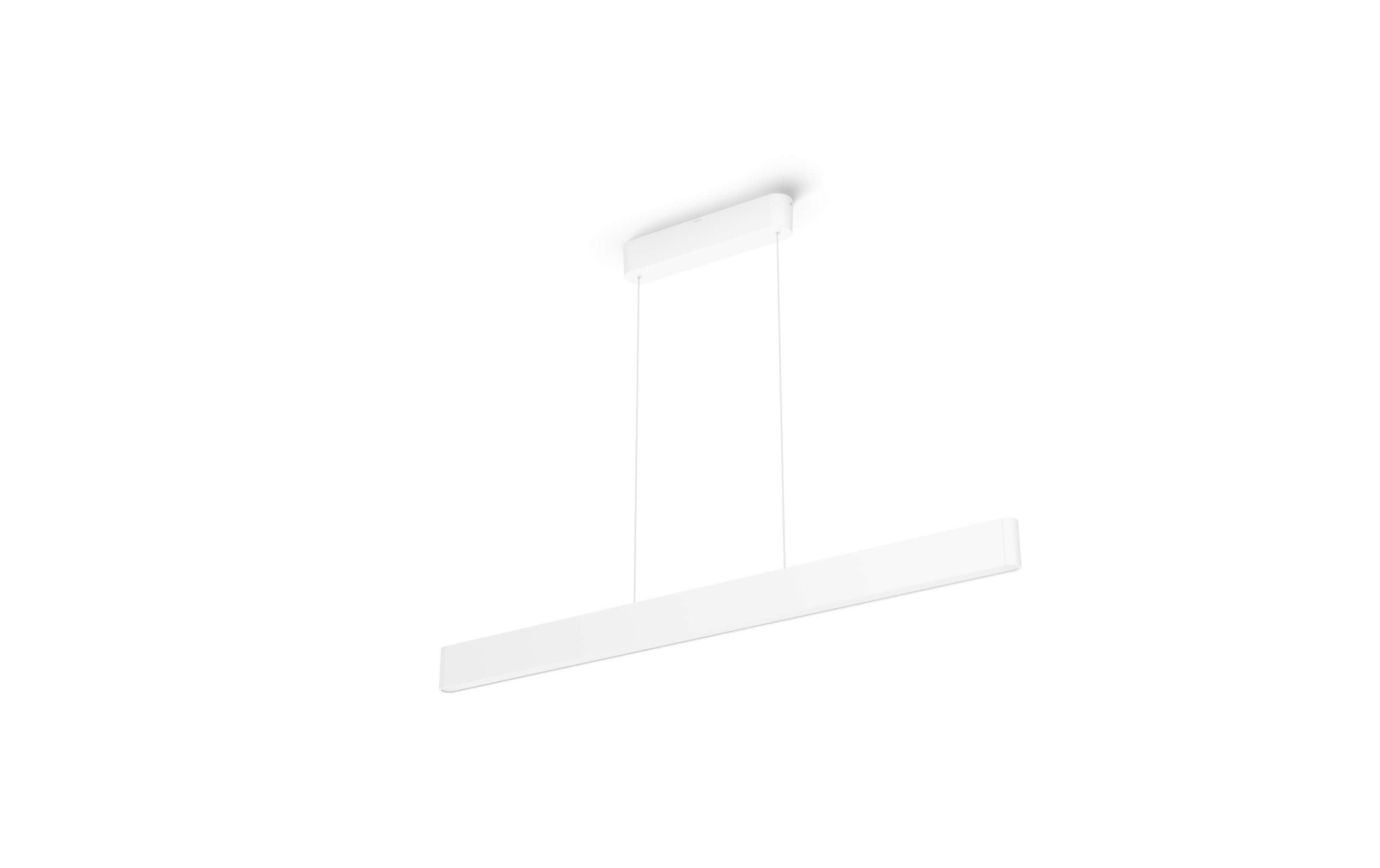 White & Col. Amb. Ensis Pendelleuchte weiss 4750 lm<br>Pendelleuchte mit integriertem LED Modul