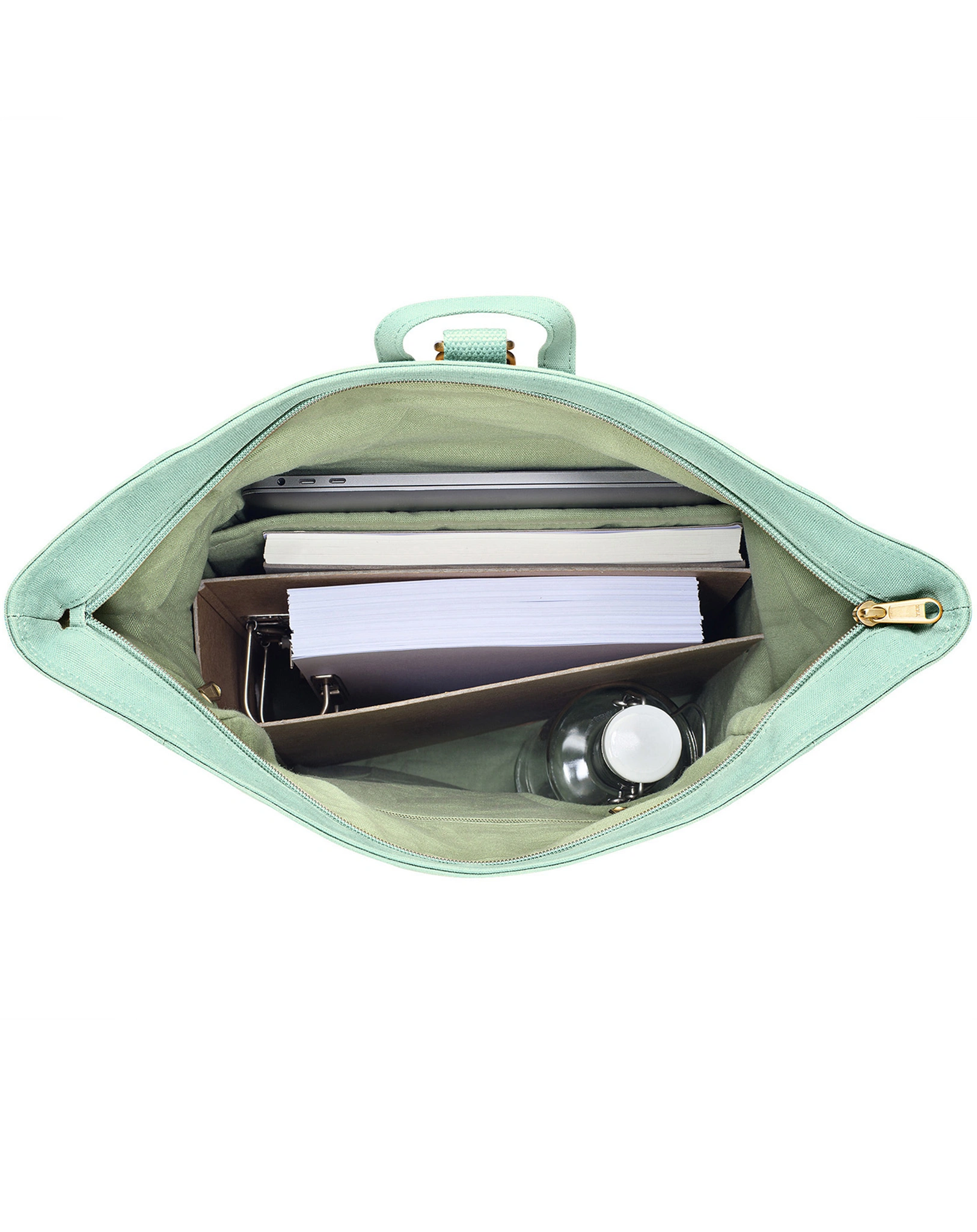 Fitz & Huxley Rolltop-Rucksack CONVEYOR 21l, vegan, mint