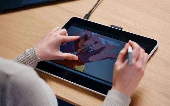 Wacom One 12 - Digitizer m/ LCD-skærm - elektromagnetisk - kablet - USB-C