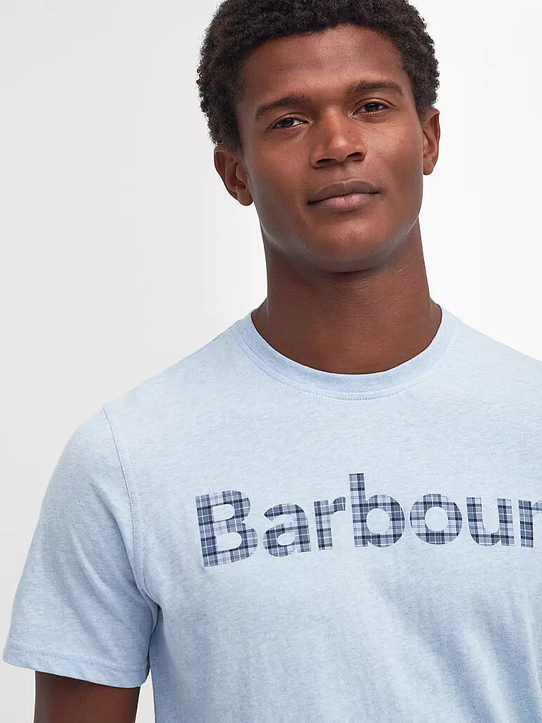 BARBOUR T-Shirt KILNWICK hellblau
