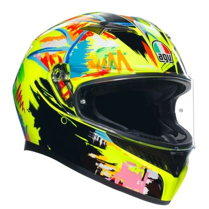 Casque AGV K3 - ROSSI WINTER TEST 2019 - Multicolore