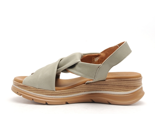 Paula urban nu pieds talons femme 24335 vert