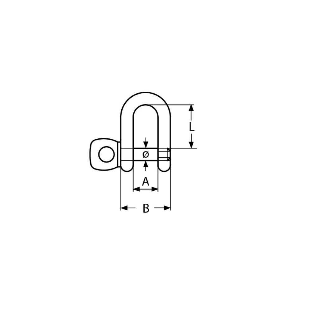SJAKKEL MARINETECH RETT 4MM