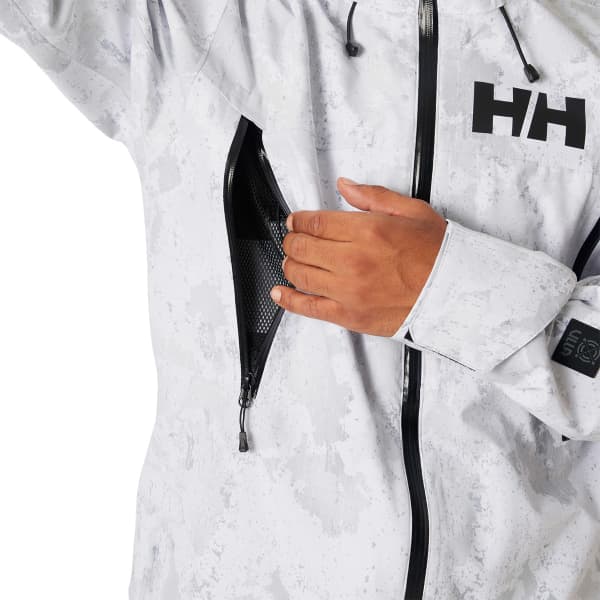 Veste de ski HELLY HANSEN SOGN SHELL 2.0 JACKET GREY FOG SNOW