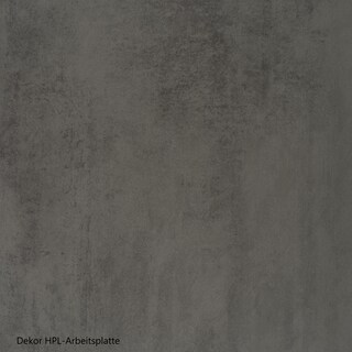 Küchenzeile Odense Wotan-Eiche Dekor/Anthrazit 210 x 270cm