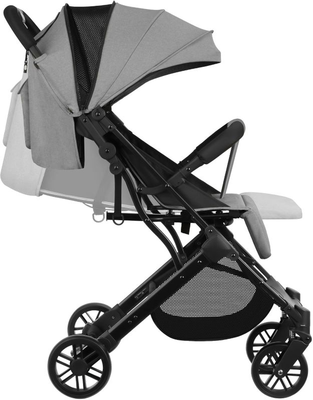 Tectake - Finn - Buggy - Zwart - Stof - Inklapbaar
