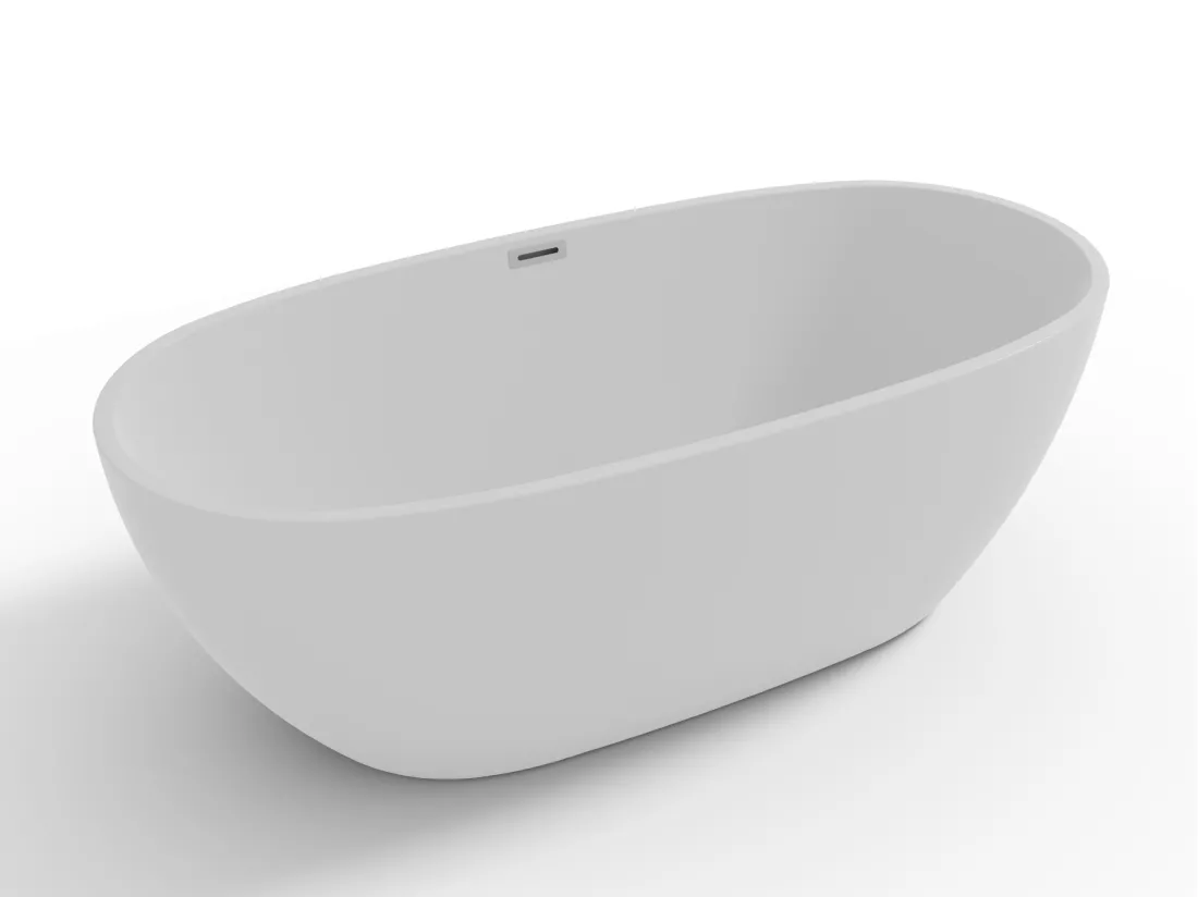 Baignoire îlot ovale SAMBA L. 170 x l. 79 cm, by SPALINA