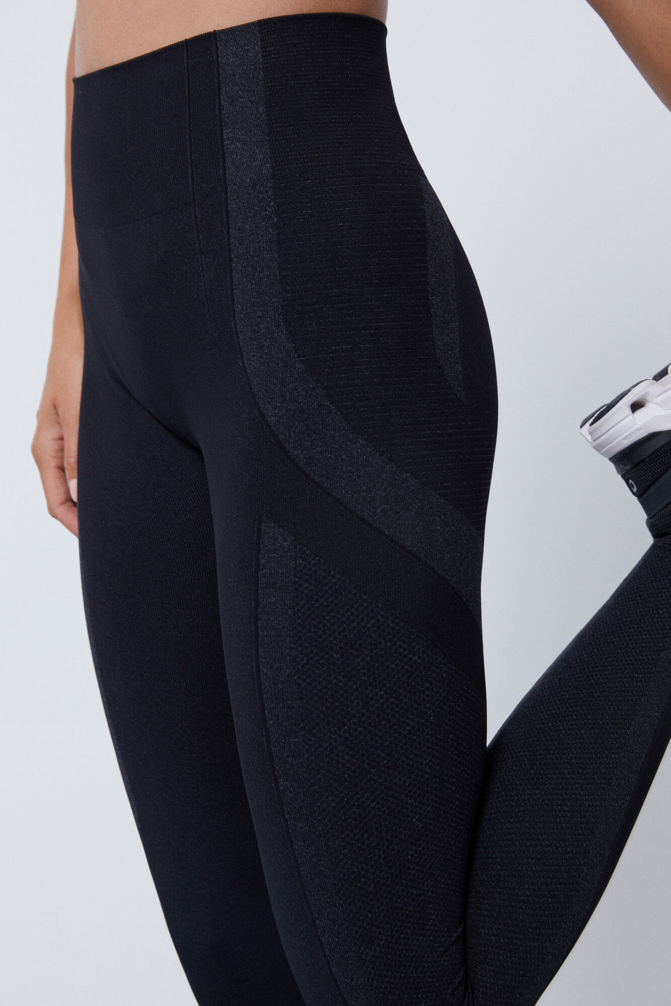 Leggings pretas sem costura