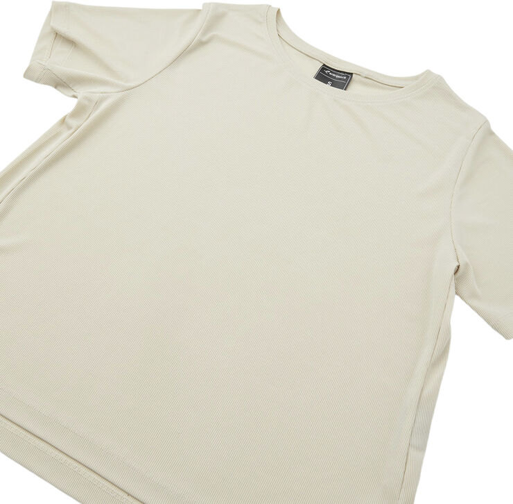 Energetics Wow Ribbed trænings T-shirt Brun