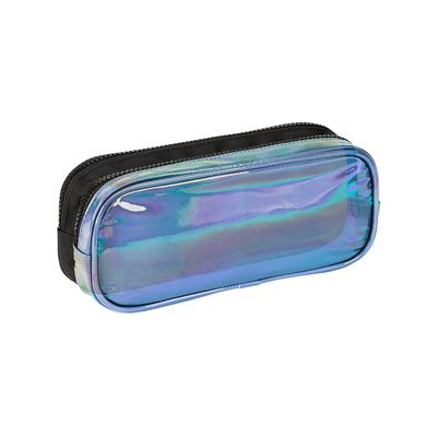 Trousse rectangulaire Holographic - 2 compartiments - noir - Viquel