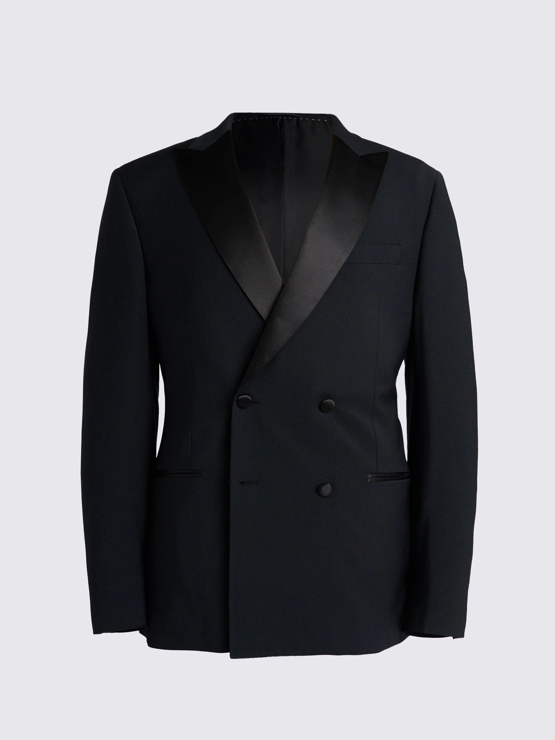 MOSS Tailored Fit Double Breasted Tuxedo Jacket