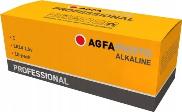 AgfaPhoto Professional LR14 C-batteri R14 Alkali-mangan 1.5 V 10 stk