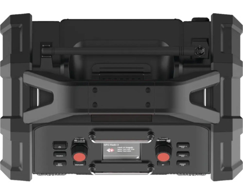 PerfecPro ROCKTAGON bouwplaatsradio met DAB+ en FM, Bluetooth, AUX-ingang en USB-ingang, OCT-18V