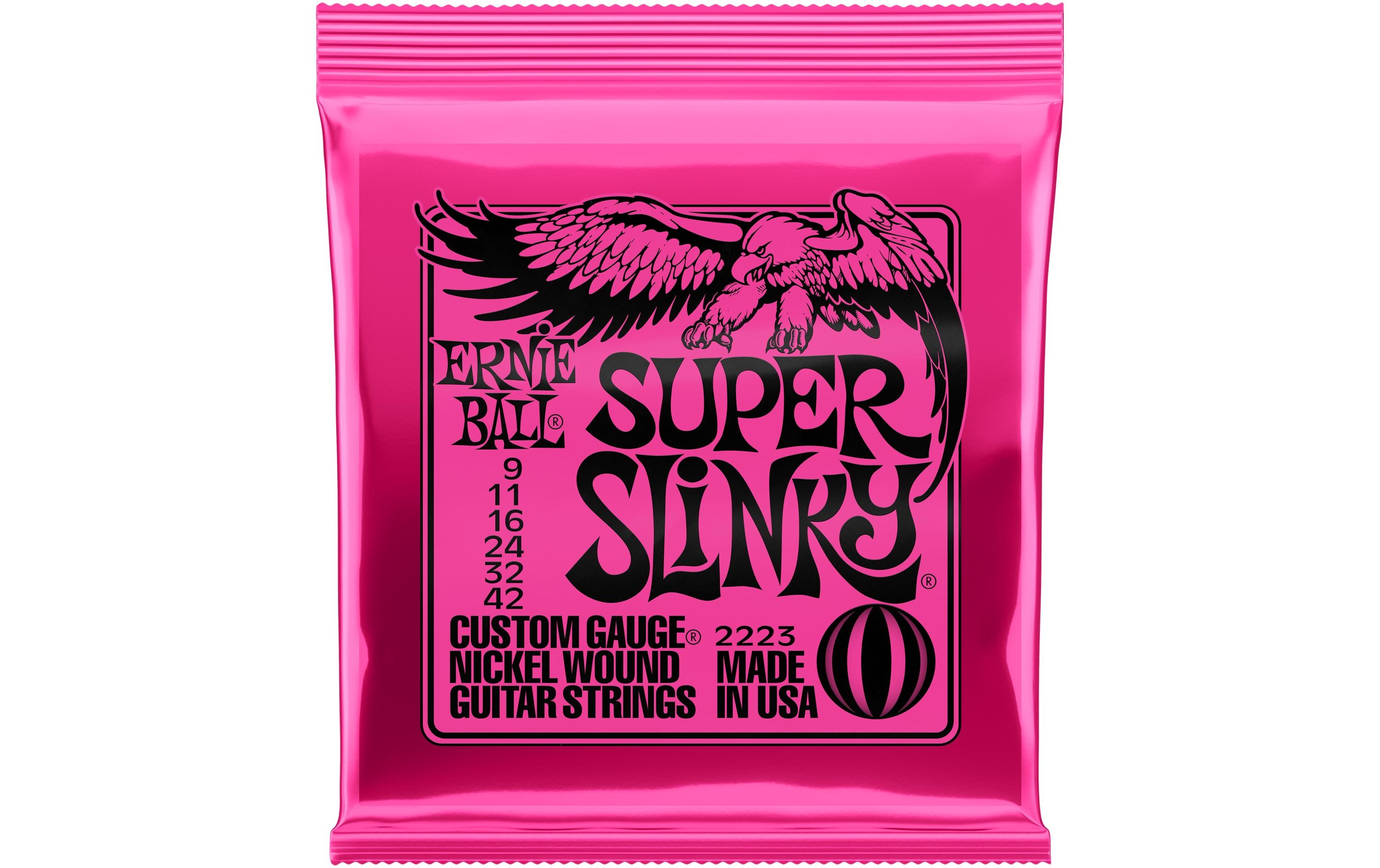 Gitarrensaiten 2223 Slinky Nickel – Super 09-42Saitensatz für E-Gitarre