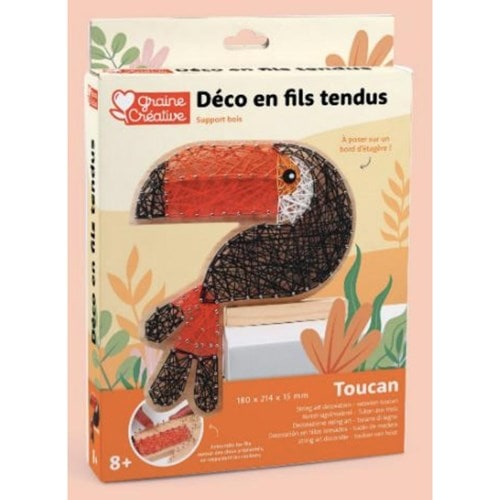 Kit string art toucan en bois