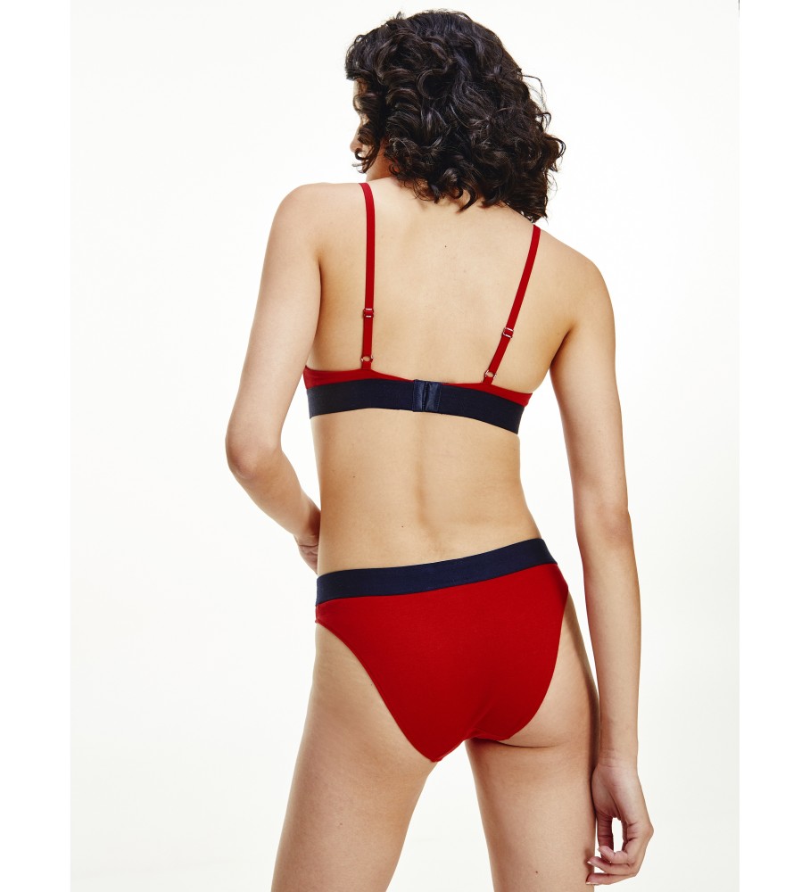 Cuecas Tommy Hilfiger vermelhas com contraste na cintura
