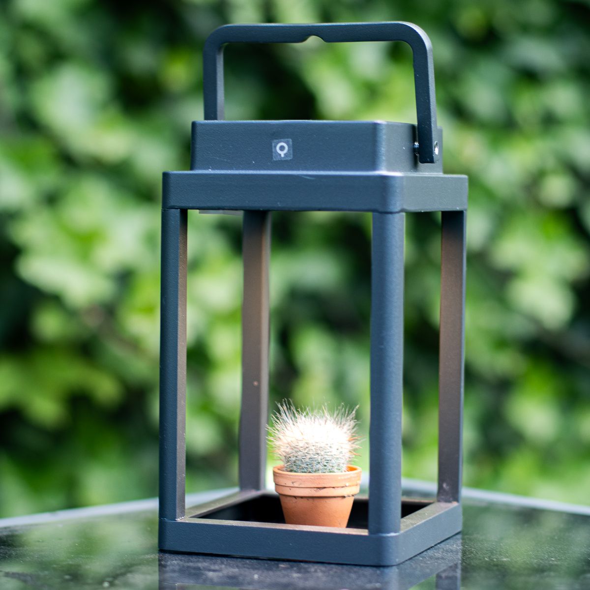 Buiten tafellamp donkergrijs incl. LED oplaadbaar - Yara