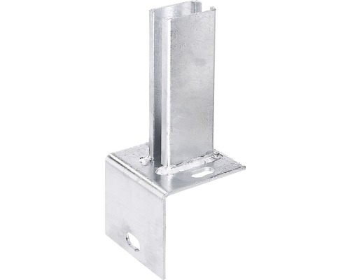 ALBERTS L-vormige paaldrager voor profielbuispalen van 60 x 40 mm