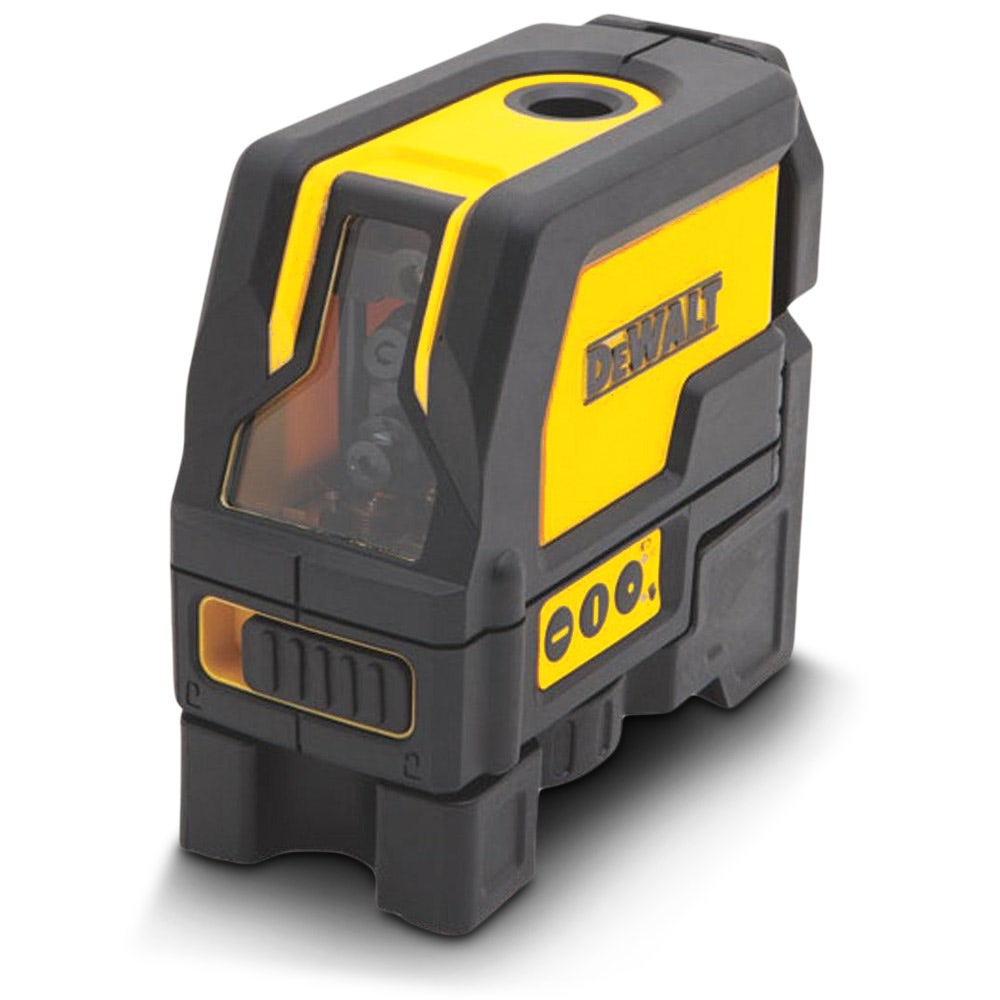 Nível a laser de linhas cruzadas DEWALT com prumo e feixe vermelho DW0822-XJ
