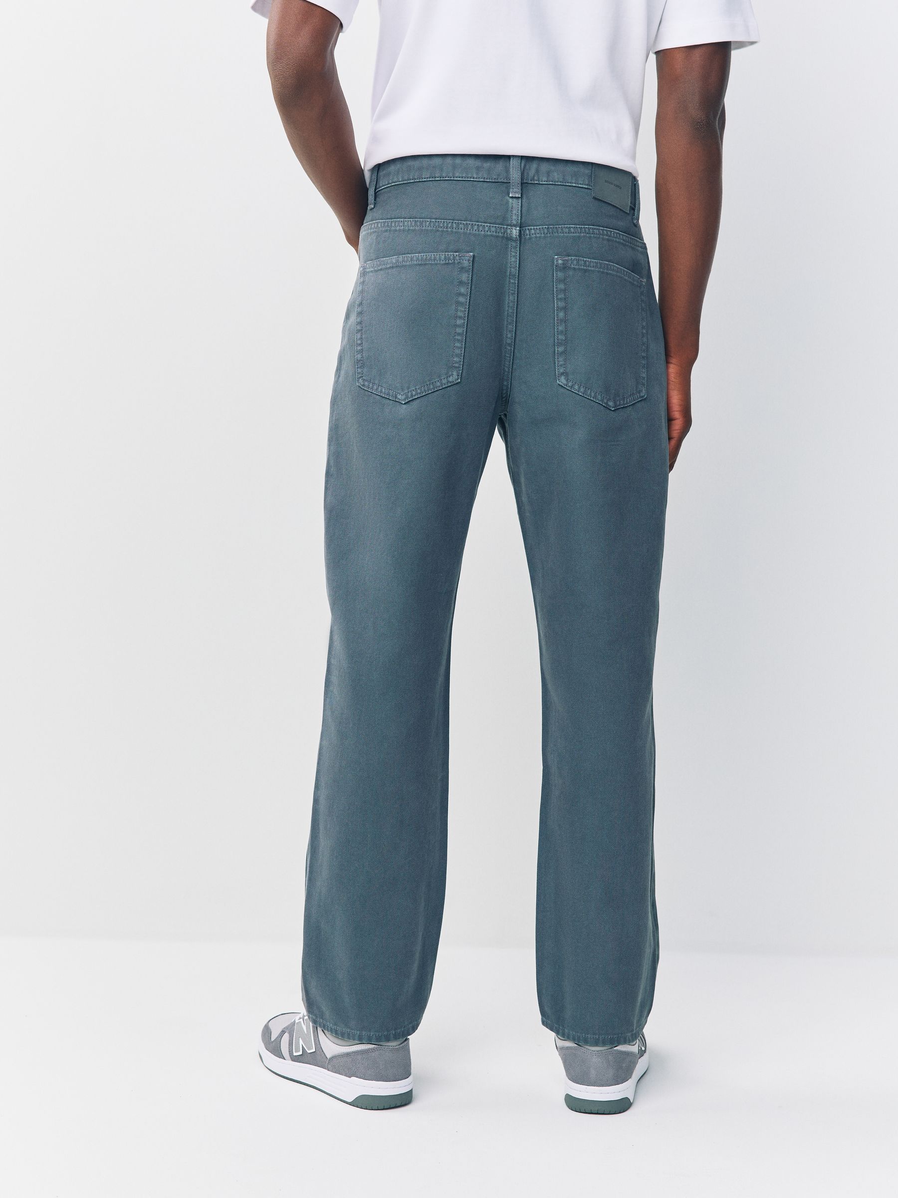 Blauw - Canvas denim jeans