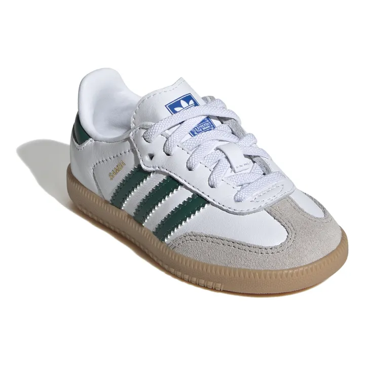 Adidas Baskets Lacets Elastiqués Samba Semelle Gomme | Vert
