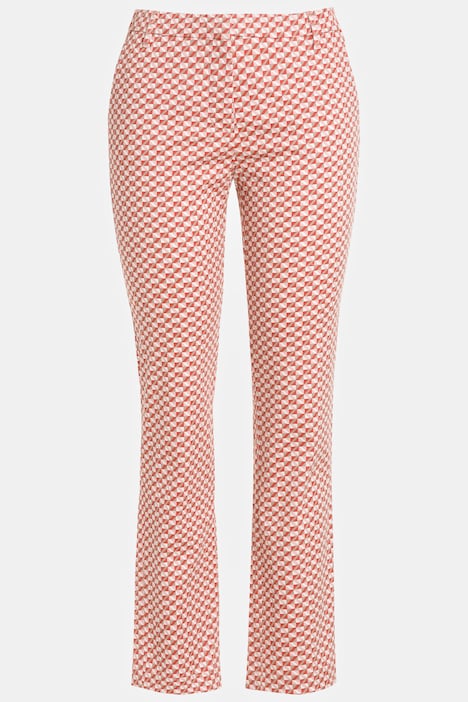 Hose Sophie, grafischer Druck, schmales Bein, Komfortbund