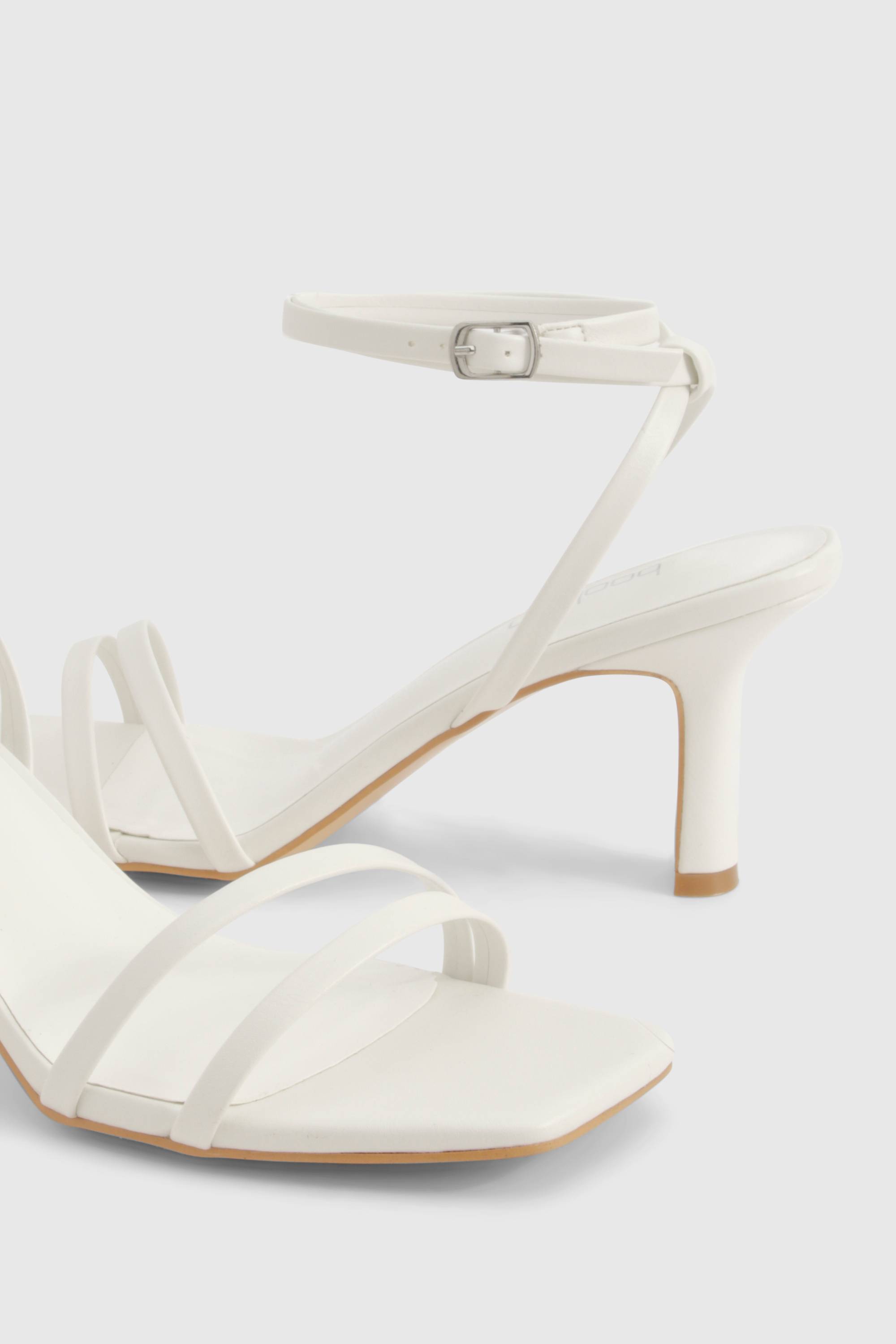 boohoo Talons mi-hauteur à double bride