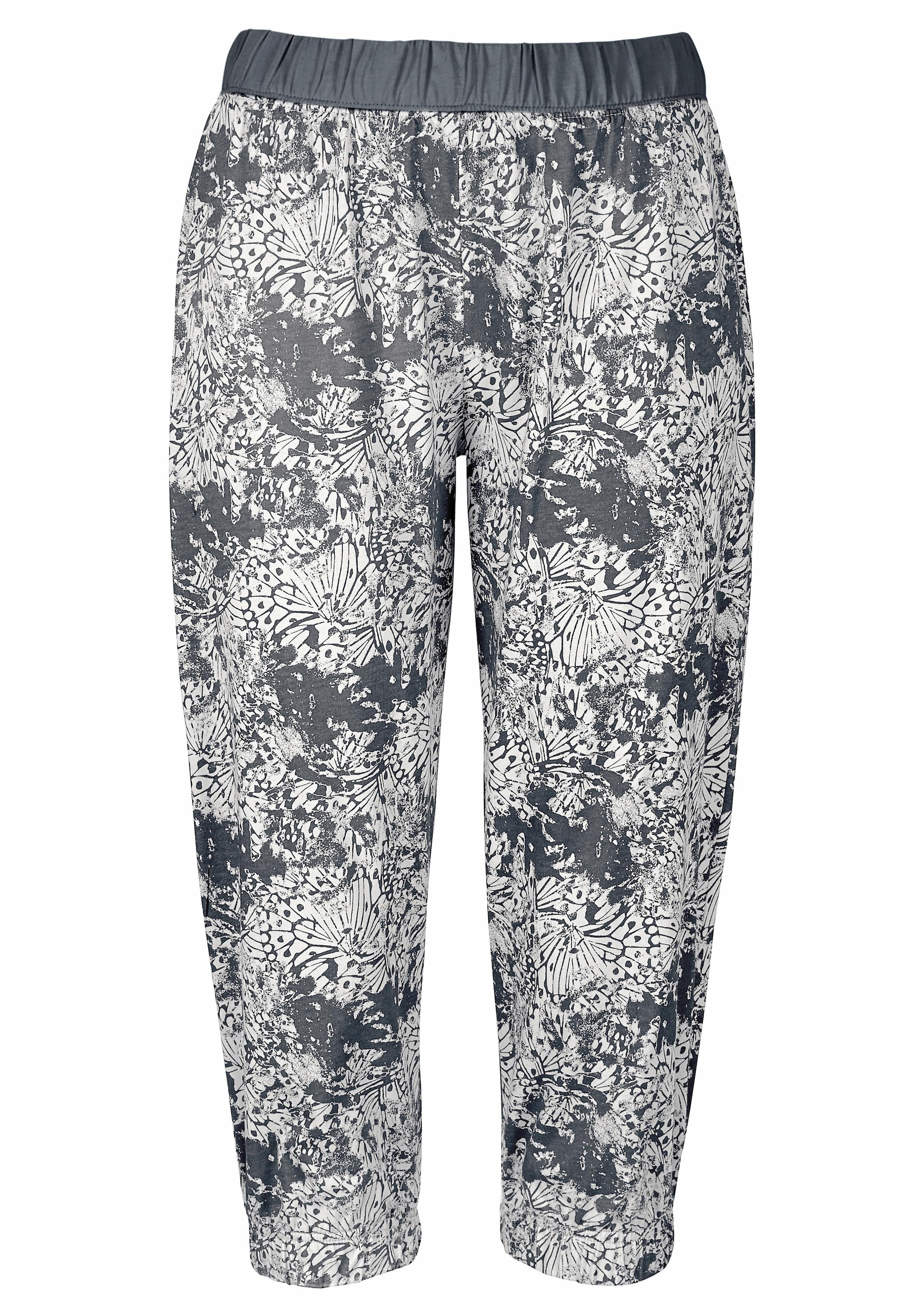 Buffalo Capri-Pyjama 2 Stk. tlg., mit gemusterter Hose