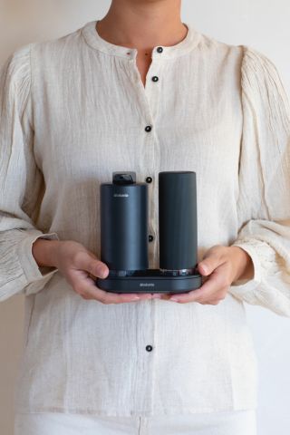 SinkStyle Zeepdispenser Set, 2x 200 ml - Mineral Infinite Grey