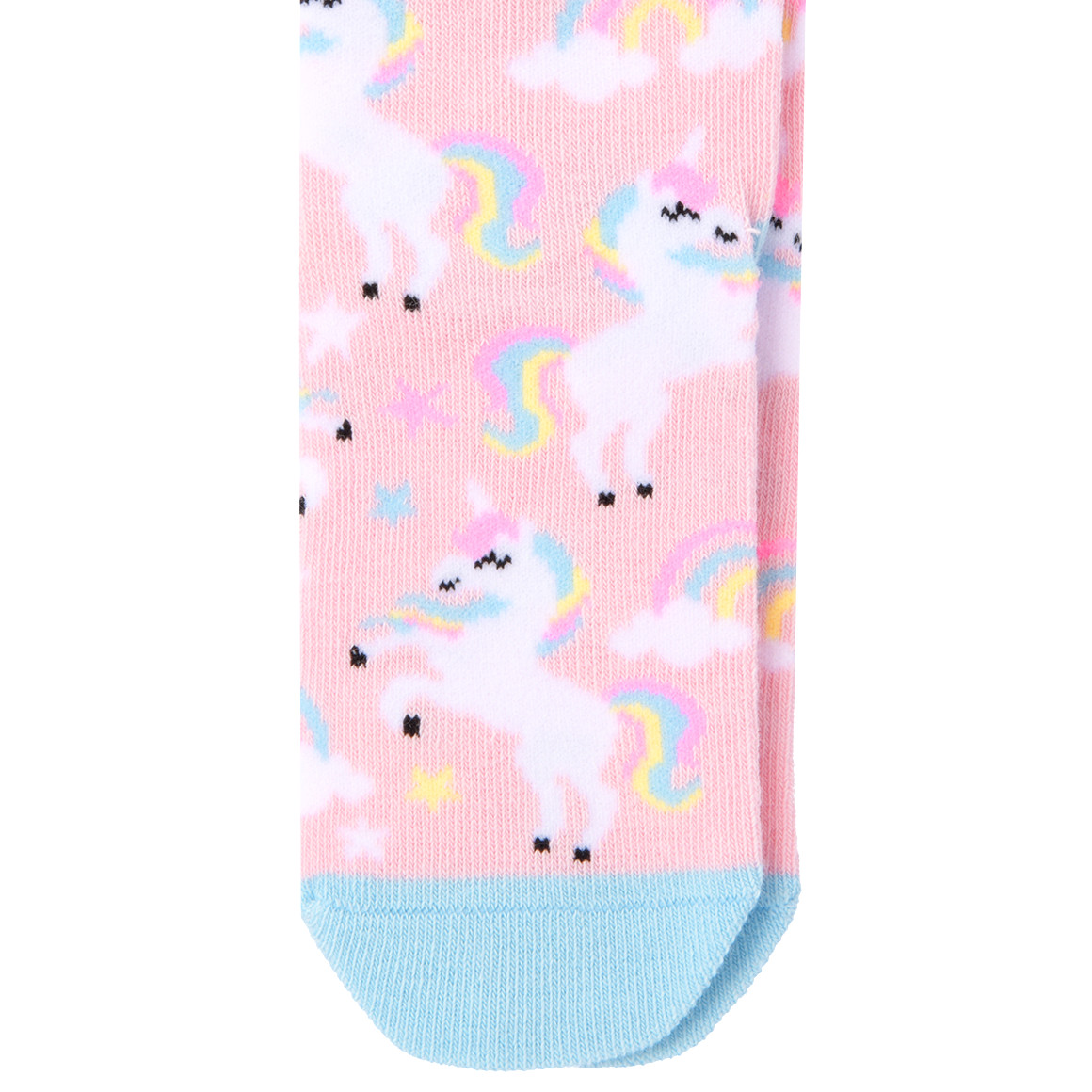 Topolino 1 Paar Mädchen Socken mit Einhorn-Motiven rosa