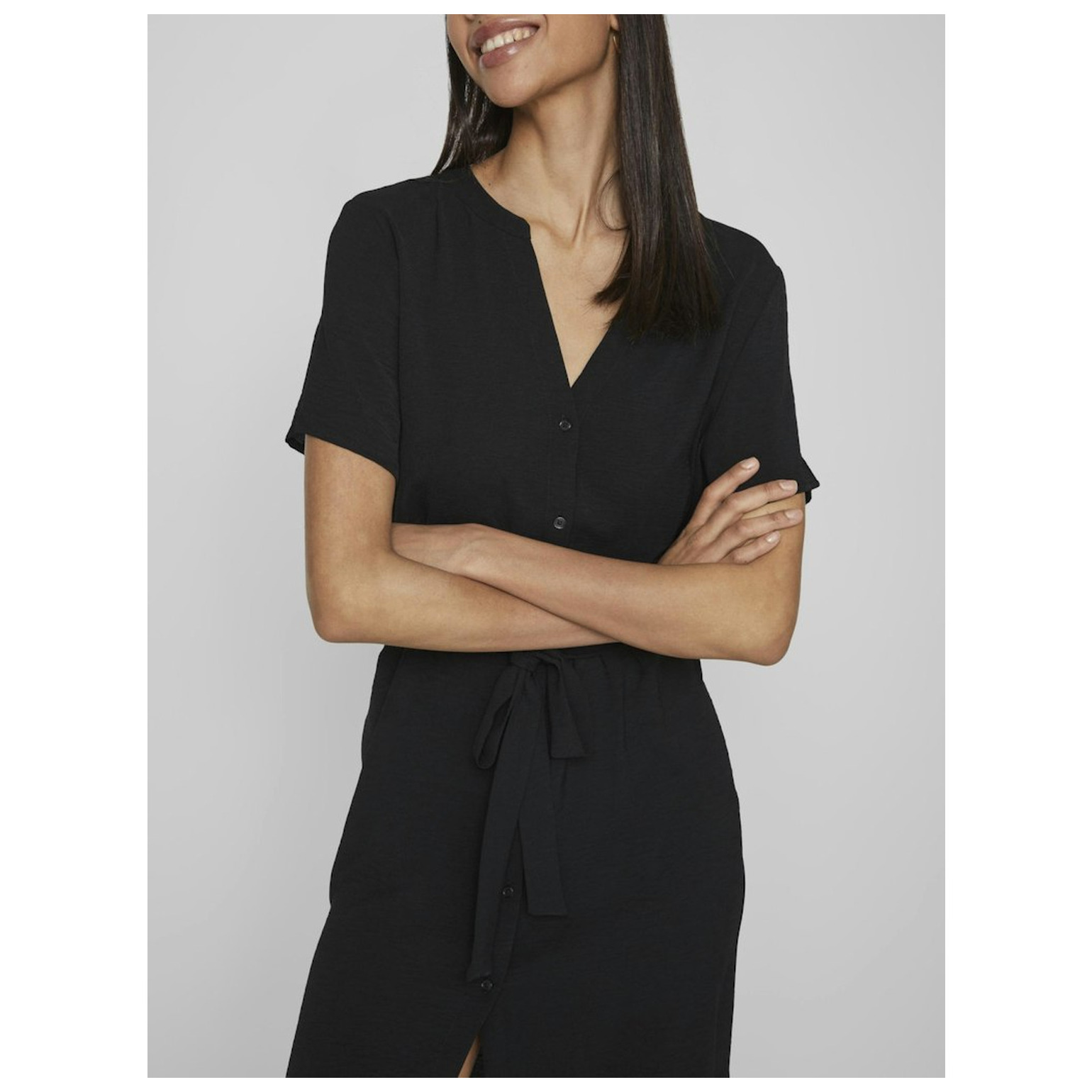 Vila VIJOSA S/S V-NECK SHIRT DRESS
