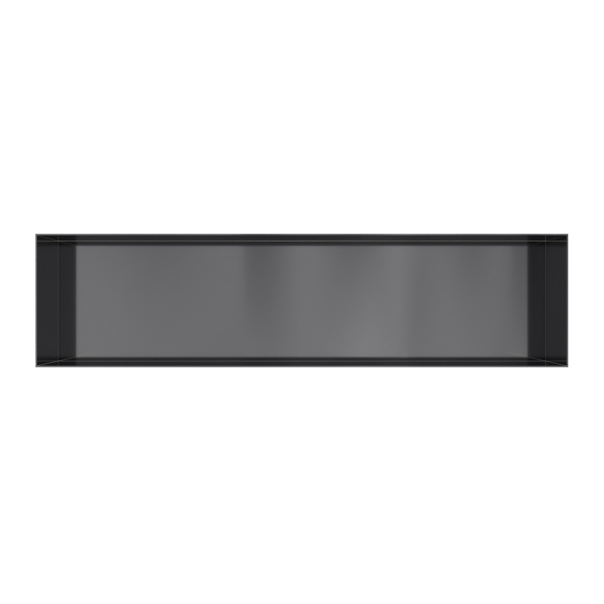 Hotbath &More frameless inbouwnis 30x120x10cm geborsteld zwart PVD