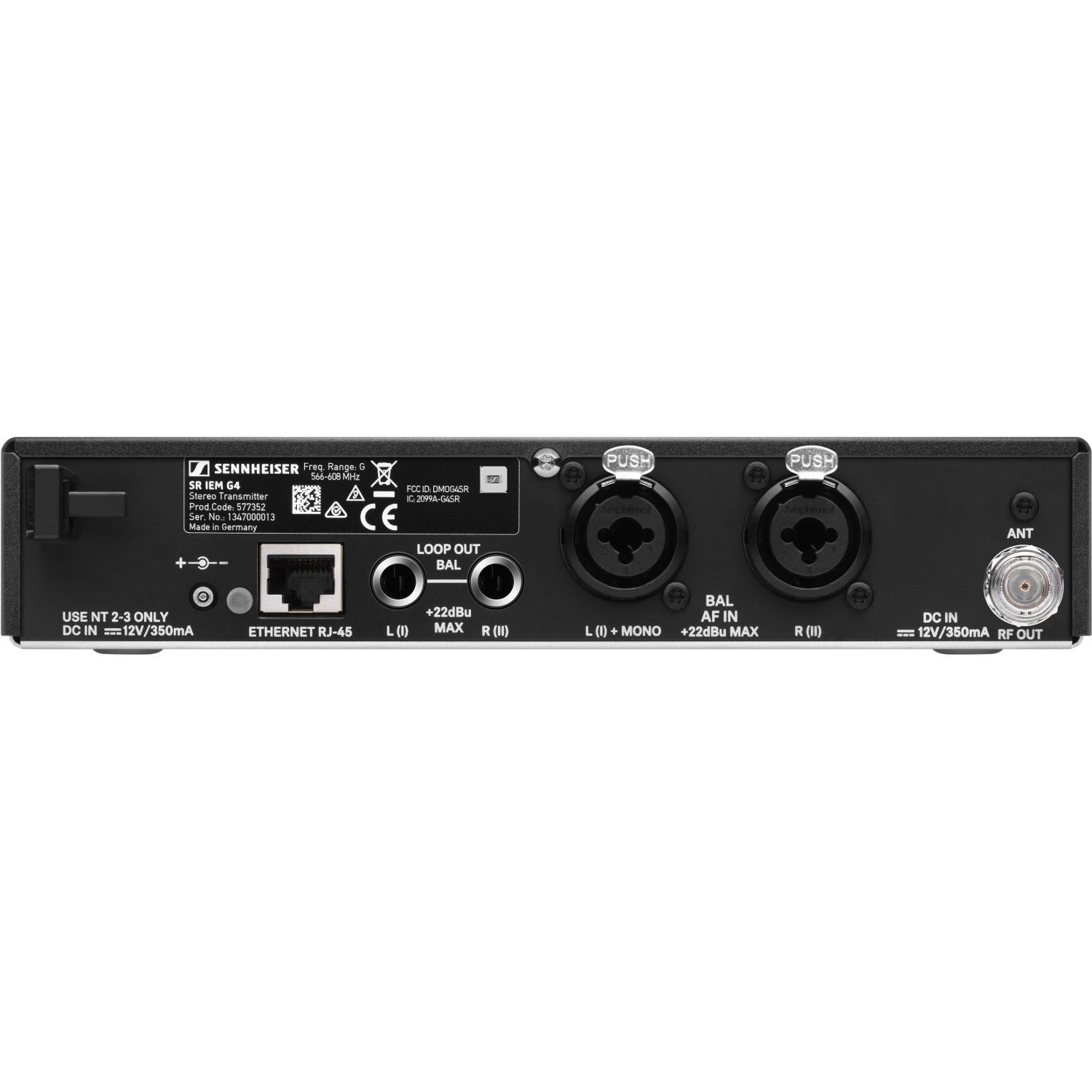 Sennheiser EW IEM G4-TWIN-A draadloze in-ear set (516-558 MHz)