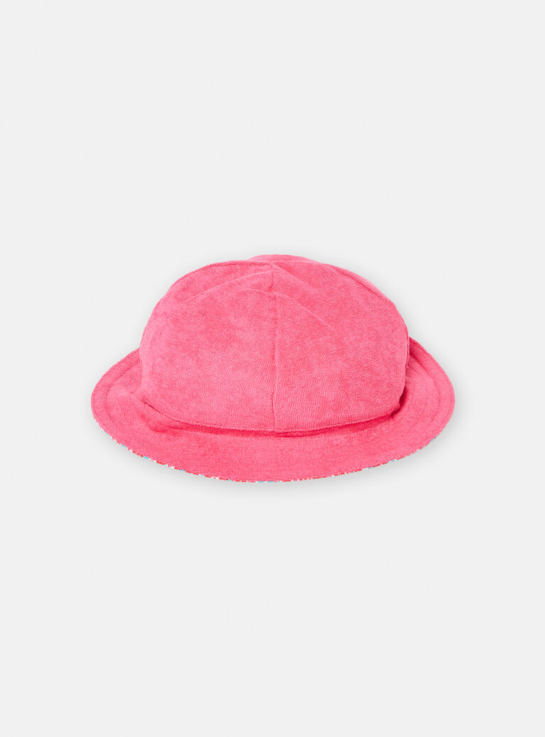Chapeau réversible pour bébé fille
