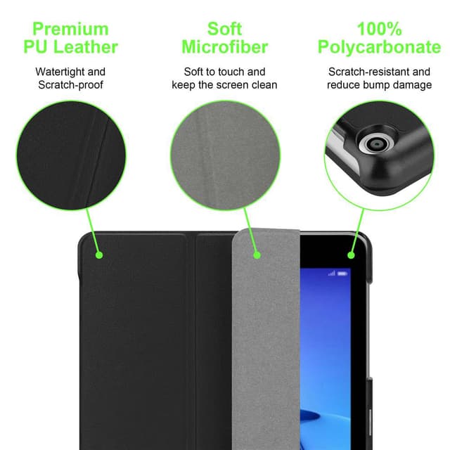 Huawei MediaPad T3 8 (8.0 tomme) Etui Case Cover (Sort)
