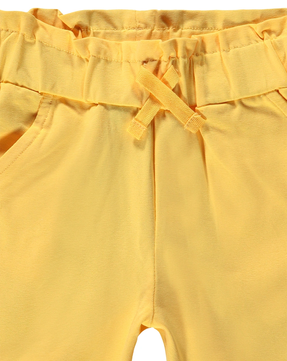 Shorts LOVE & HAPPINESS in gelb