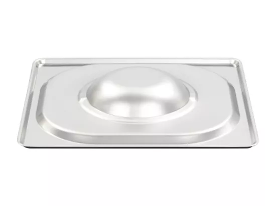 Prolenta Premium - Couvercles de plateau 8 pcs GN 1/6 Acier inoxydable