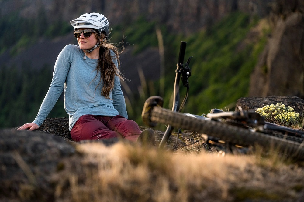 7mesh Elevate MTB Fietsshirt Lange Mouwen Groen Dames