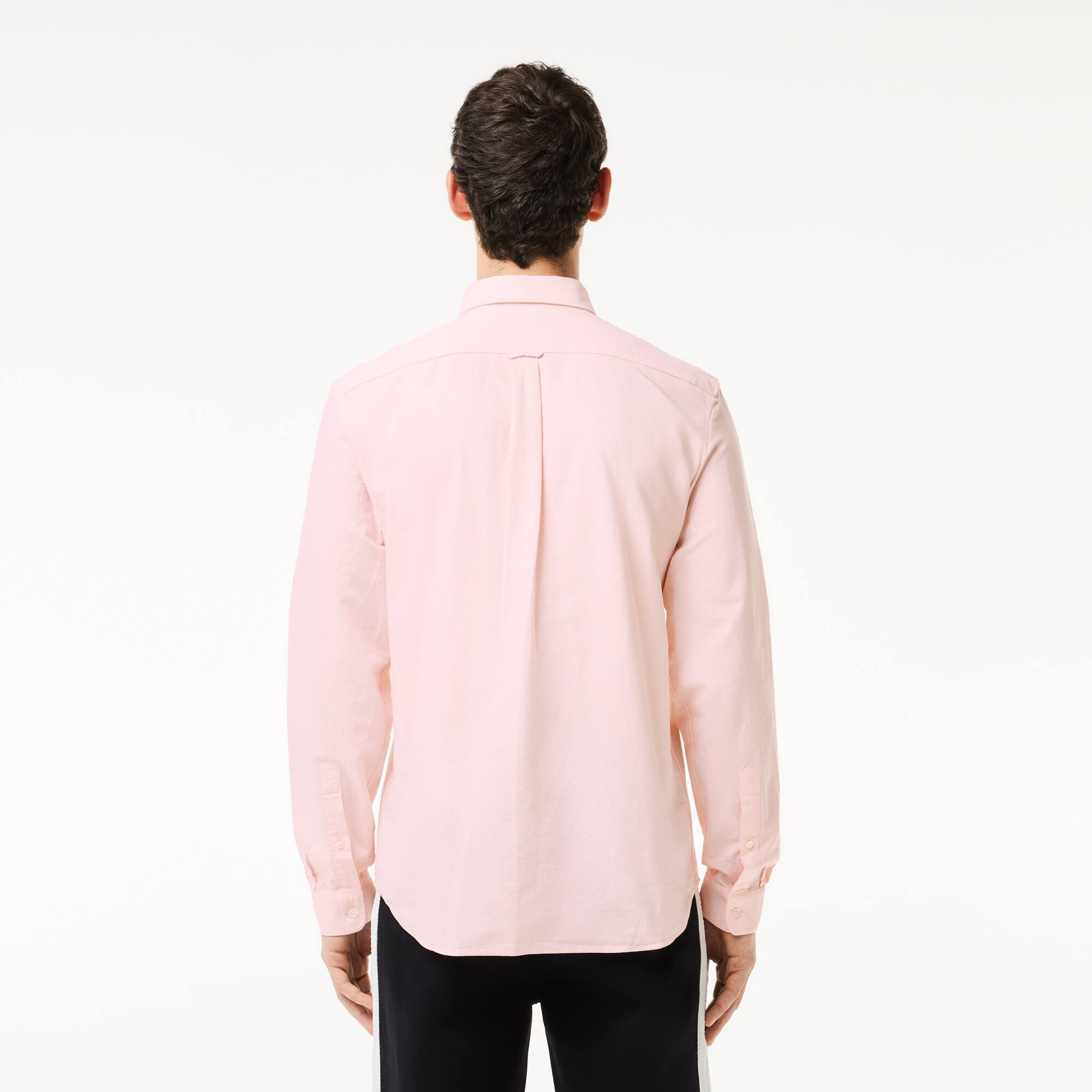 Regular Fit Hemd aus Oxford-Baumwolle Lange Armel - Rosa - Lacoste - Herren