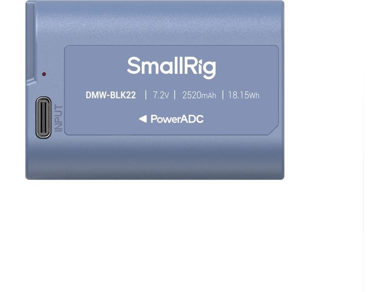 Smallrig Digitalkamera-Akku DMW-BLK22 USB-C Blau USB-C aufladbarer Kamera-Akku
