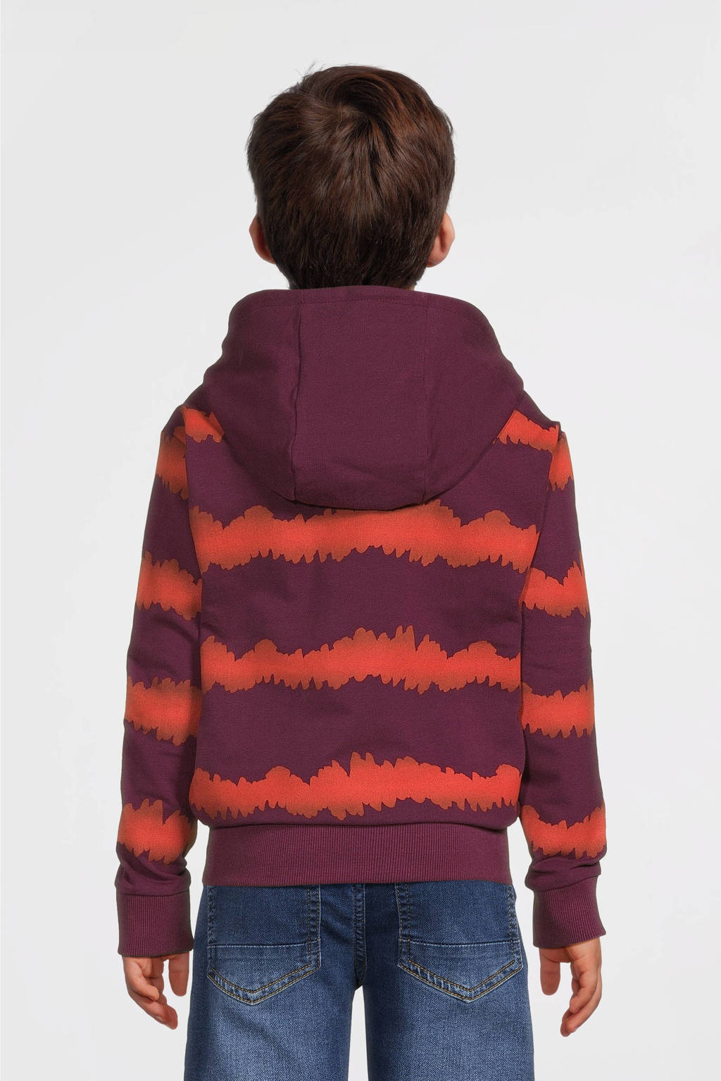 B.Nosy tie-dye hoodie Steve paars/oranje